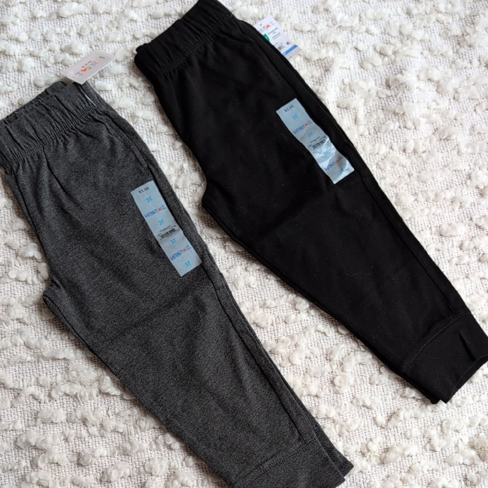 Garanimals Black and Gray Kids Joggers New With Tags 3T